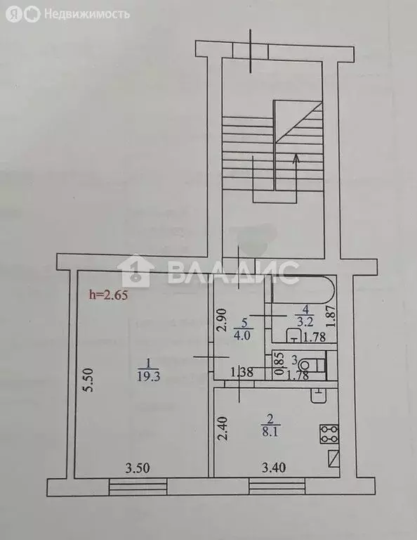 1-комнатная квартира: Ейск, Первомайская улица, 14 (36.1 м) - Фото 2