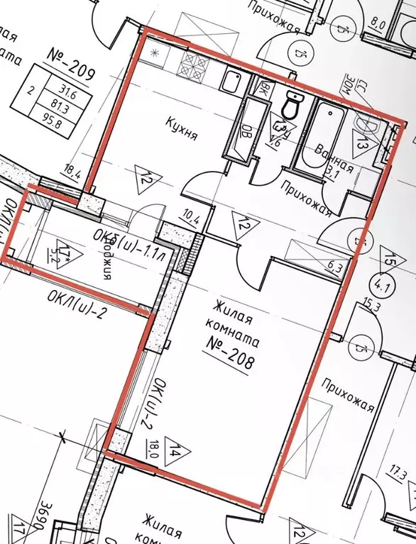 1-к кв. Московская область, Одинцовский городской округ, с. Лайково, ... - Фото 2