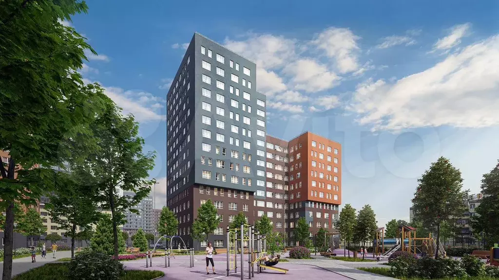 1-к. квартира, 48,4 м, 13/15 эт. - Фото 1