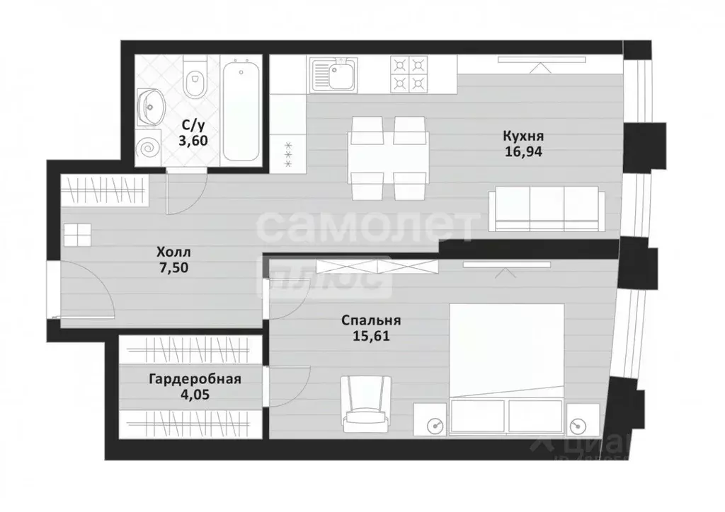 1-к кв. Москва ул. Лобачевского, 120к1 (40.0 м) - Фото 1
