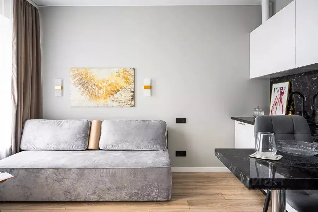 Студия Санкт-Петербург ул. Шкапина, 22 (25.0 м) - Фото 1