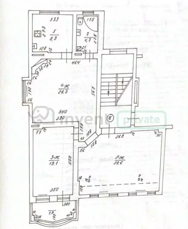 3-к кв. Калининградская область, Калининград Красная ул., 10 (92.3 м) - Фото 1