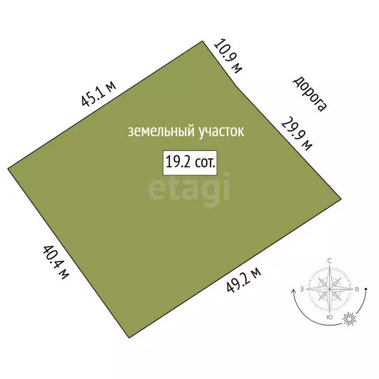 Участок в Тюменский район, СНТ Искра-1 (19.19 м) - Фото 0