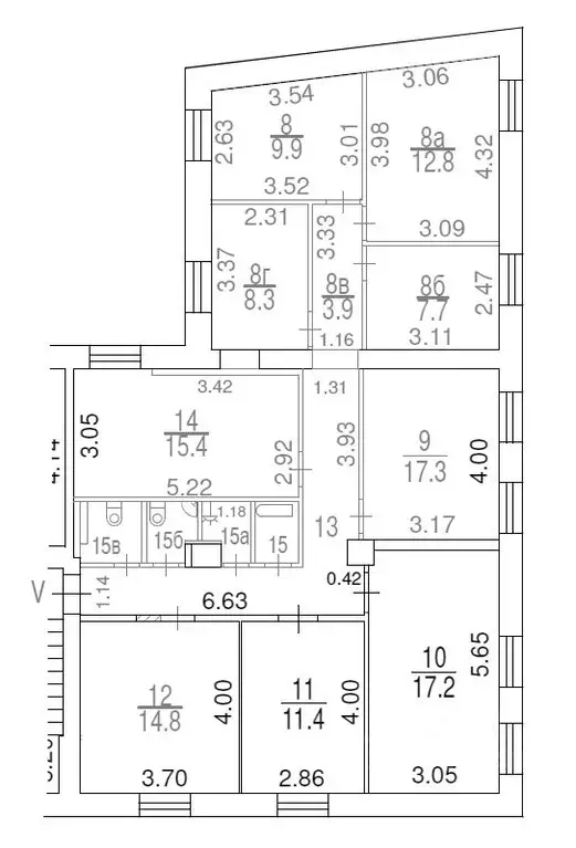 Помещение свободного назначения в Москва Рыбинский пер., 6 (135 м) - Фото 2