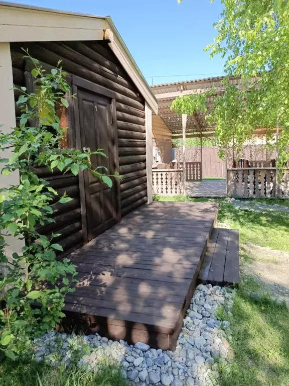 Дом в Алтай, Чемальский район, Рублевка ДПК ул. Заречная, 20 (13 м) - Фото 0