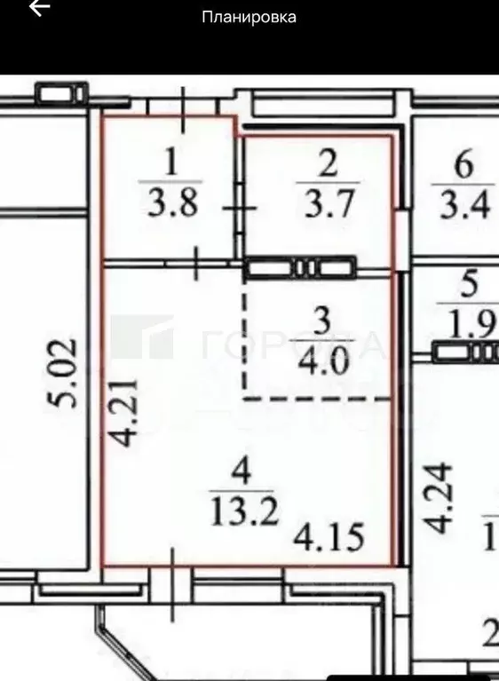 Студия Новосибирская область, Новосибирск 2-я Воинская ул., 53 (25.0 ... - Фото 2