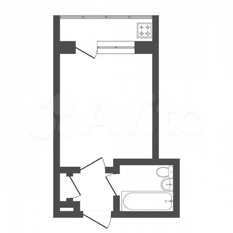Квартира-студия, 21 м, 5/8 эт. - Фото 0