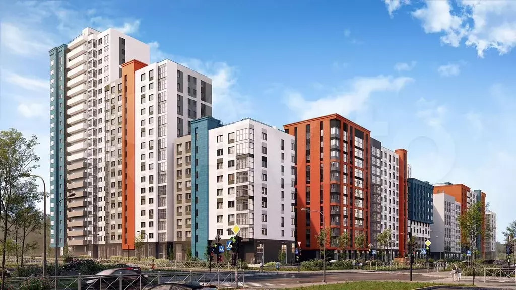 3-к. квартира, 57,9 м, 22/22 эт. - Фото 1