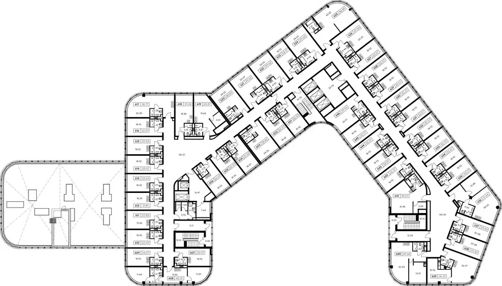 Студия Санкт-Петербург просп. Энергетиков, 2к2 (21.0 м) - Фото 1