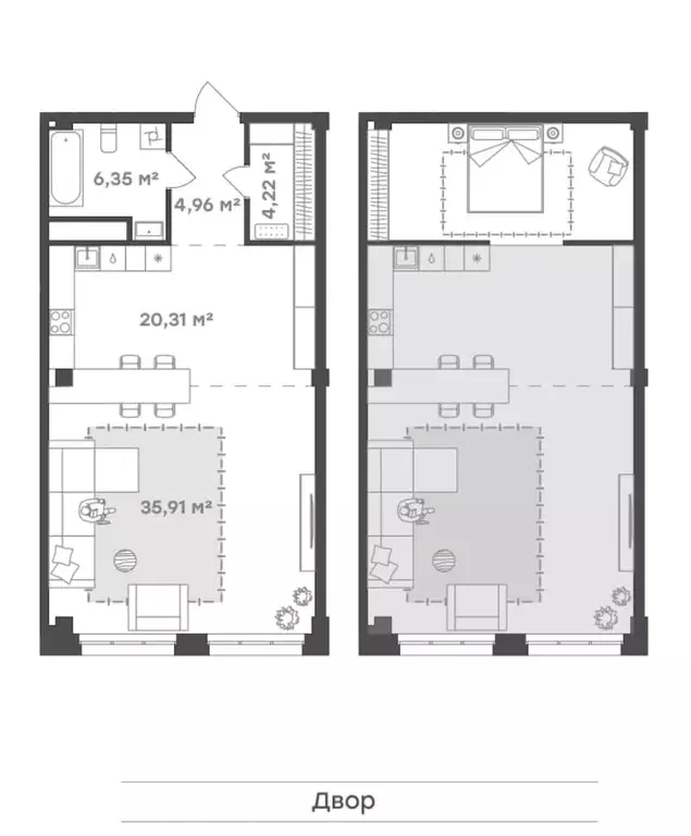 Продаётся 1-к квартира, 71.74 м - Фото 0