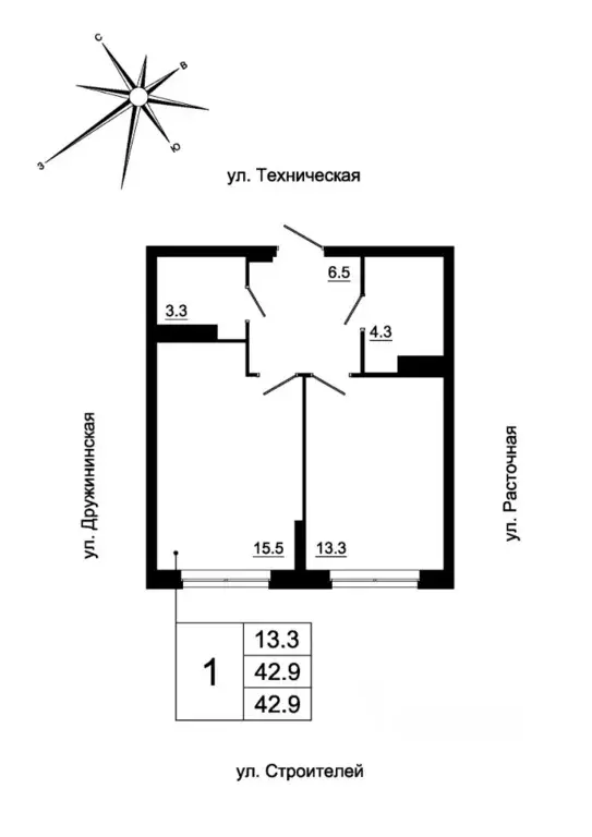 1-к кв. Свердловская область, Екатеринбург Сортировочный жилрайон, ... - Фото 1