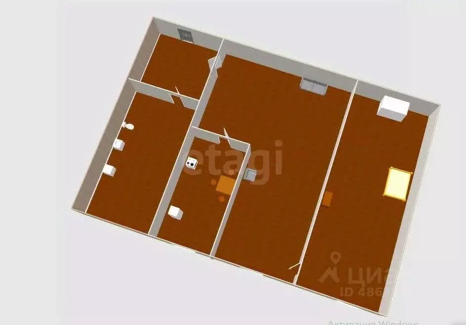 2-к кв. Сахалинская область, Холмский городской округ, с. Правда ул. ... - Фото 2