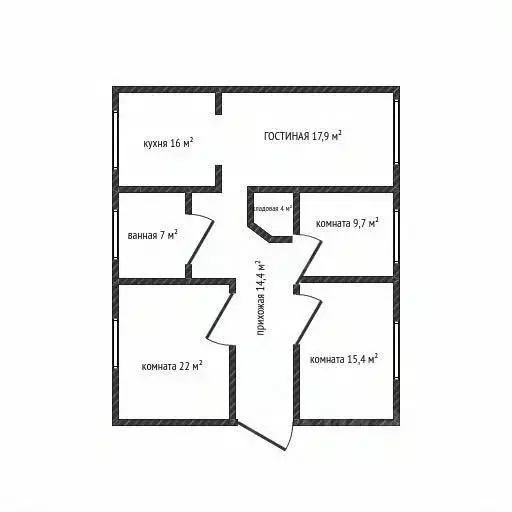 Дом в Адыгея, Майкоп проезд 22-й (105 м) - Фото 2