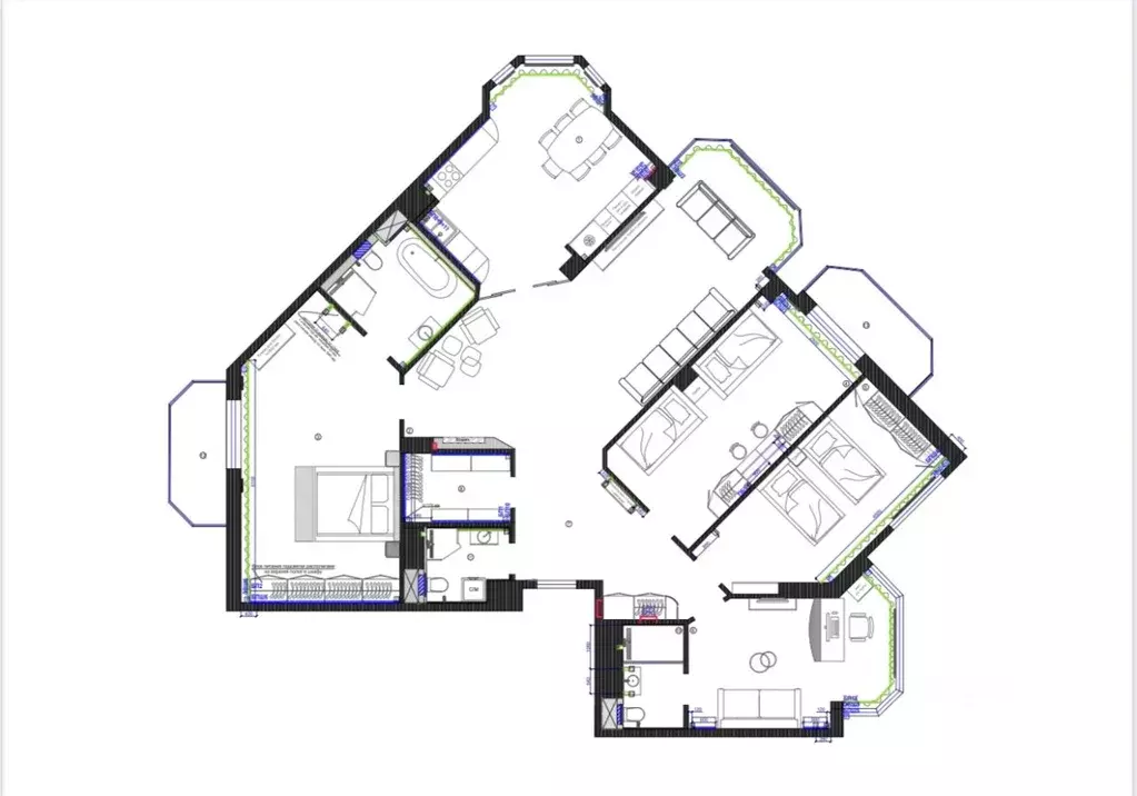5-к кв. Москва Ломоносовский просп., 25к5 (182.0 м) - Фото 1