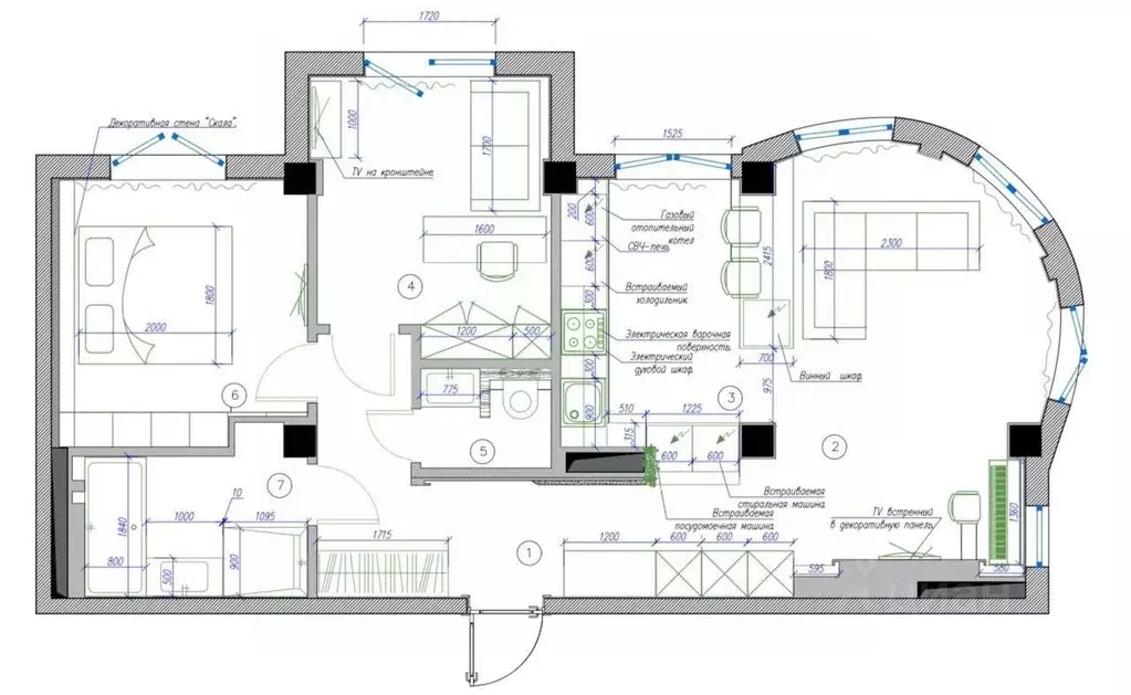 3-к кв. Крым, Ялта муниципальный округ, Ливадия пгт ул. Виноградная, ... - Фото 1