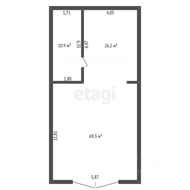 Склад в Амурская область, Тында Киевская ул., 27А (106 м) - Фото 1