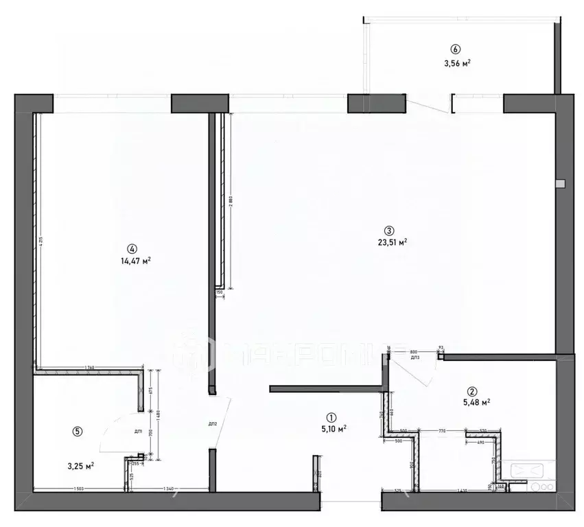 2-к кв. Архангельская область, Архангельск ул. Урицкого, 2 (55.0 м) - Фото 2