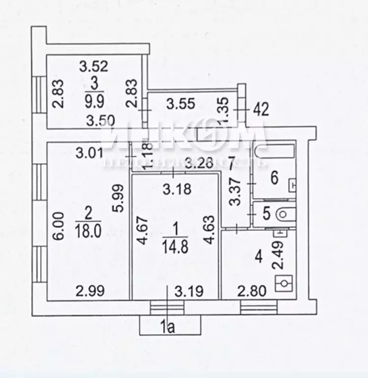 Комната Москва Заводской проезд, 3 (10.0 м) - Фото 0