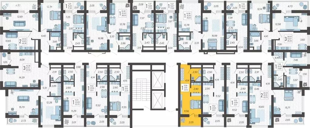 Квартира-студия: Сочи, микрорайон Бытха, Ясногорская улица, 16/2 к12 ... - Фото 1