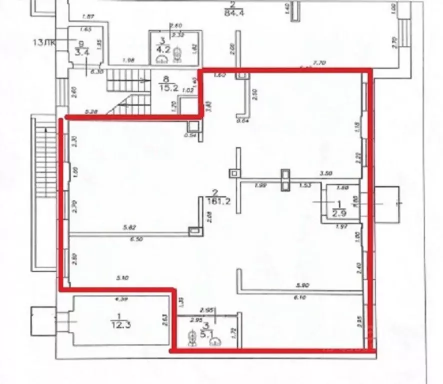 Помещение свободного назначения в Санкт-Петербург пос. Шушары, пер. ... - Фото 2