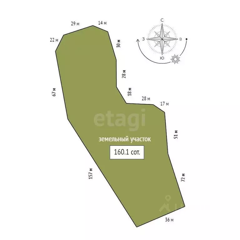 Участок в Красноярский край, Емельяновский муниципальный округ, Луч ... - Фото 2