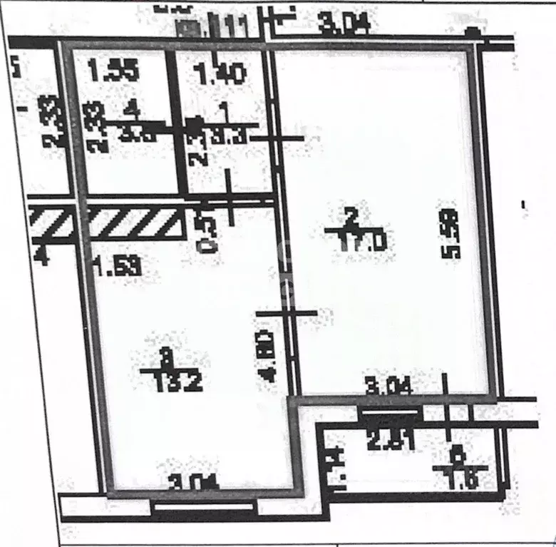 1-к кв. Марий Эл, Медведево городское поселение, Медведево пгт ул. ... - Фото 2