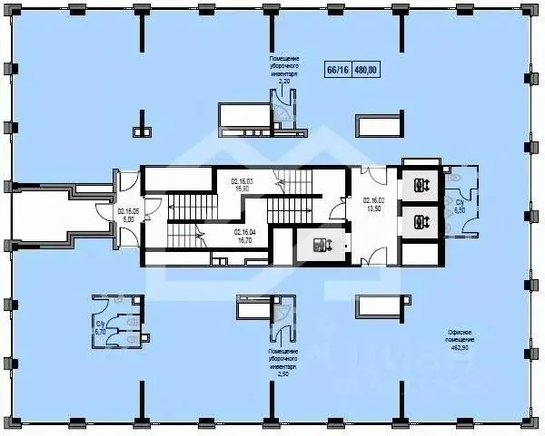 Помещение свободного назначения в Москва ул. Академика Челомея, 7 (481 ... - Фото 2