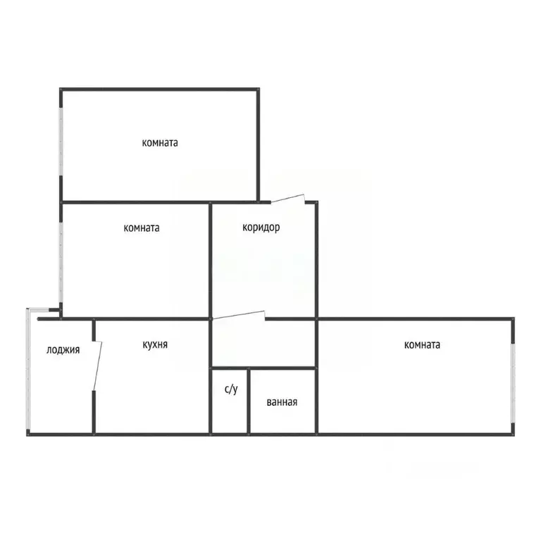3-к кв. Воронежская область, Воронеж ул. Конструкторов, 29Ак2 (76.8 м) - Фото 2
