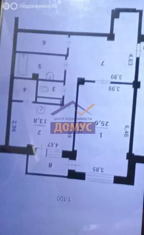 1-комнатная квартира: Белгород, улица 5 Августа, 37 (73 м) - Фото 1