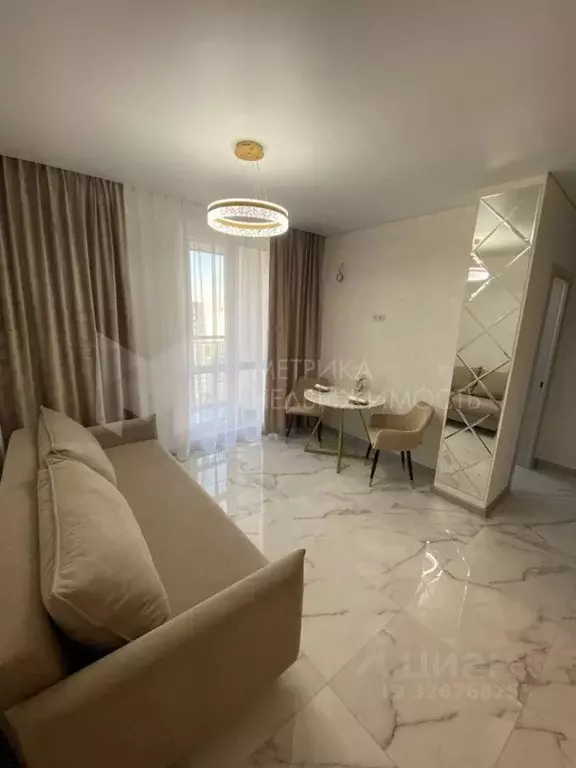 1-к кв. Тюменская область, Тюмень ул. Константина Посьета, 6 (37.0 м) - Фото 1