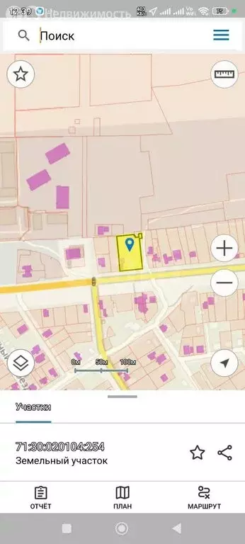 Участок в Тула, улица Чмутова (21.2 м) - Фото 1