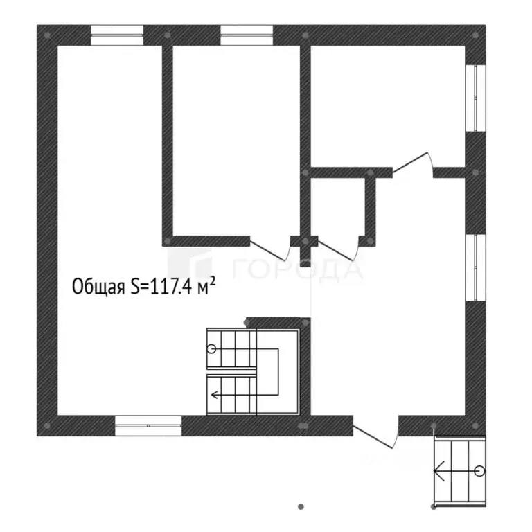 Дом в Алтайский край, Калманский район, пос. Прудской Заречная ул., 8 ... - Фото 2