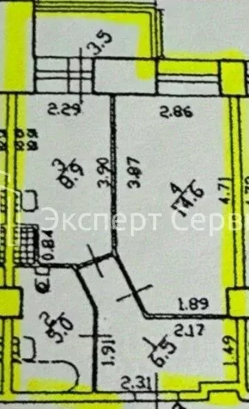1-к кв. Санкт-Петербург Учительская ул., 18к1 (35.0 м) - Фото 2