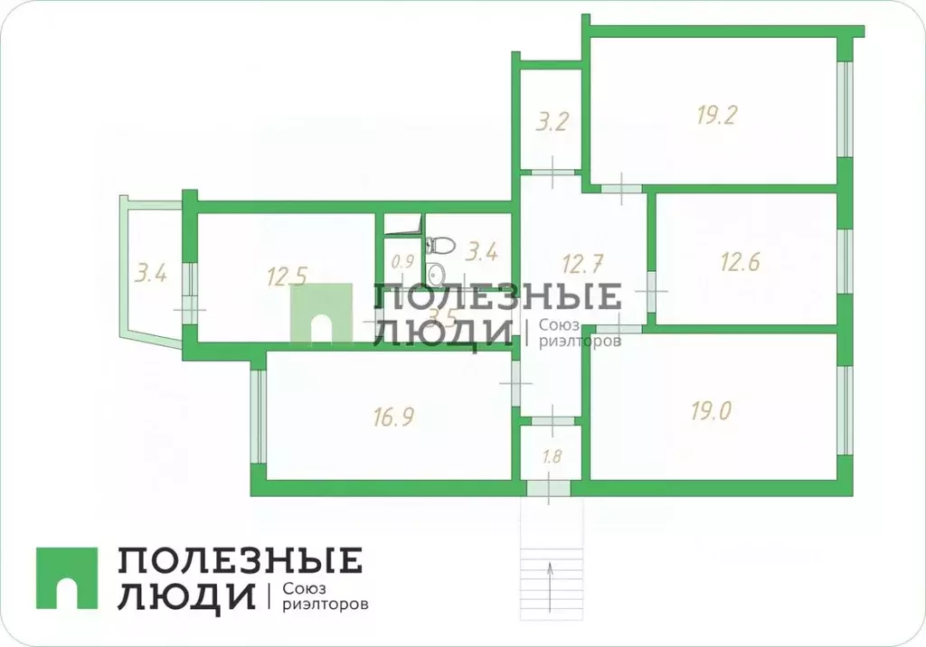 Помещение свободного назначения в Санкт-Петербург ул. Стасовой, 1 (106 ... - Фото 1