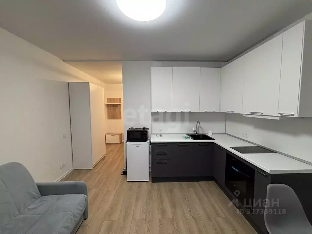 Студия Тюменская область, Тюмень ул. Юрия Рогачева, 11к2 (21.6 м) - Фото 2