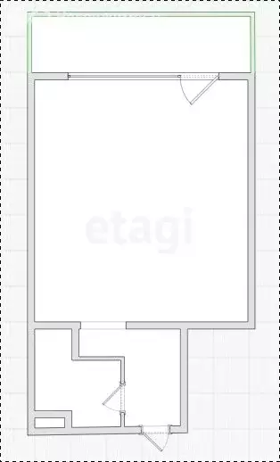 Квартира-студия: Абакан, улица Кирова (35 м) - Фото 0