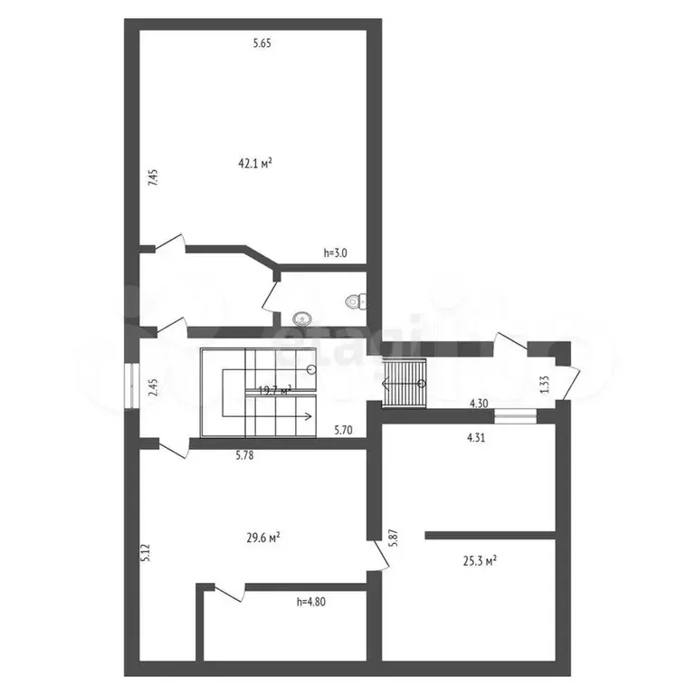 Офис в центре (сдан в аренду) 113.8 м без комисси - Фото 0