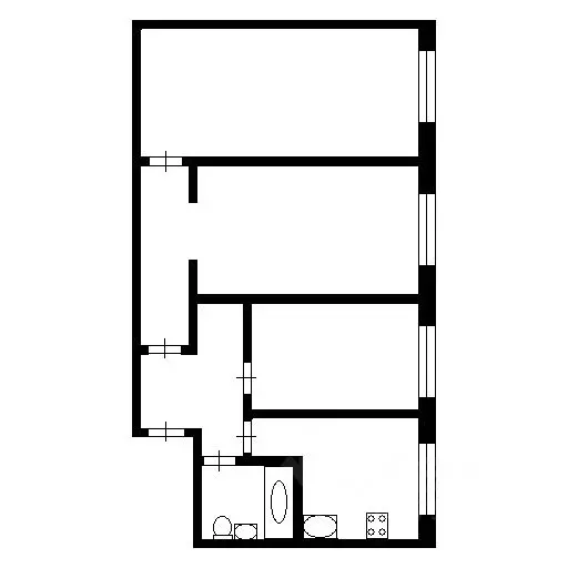 3-к кв. Красноярский край, Железногорск Октябрьская ул., 48 (56.0 м) - Фото 1