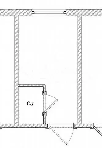 1к в 2-комнатной квартире (11.3 м) - Фото 2