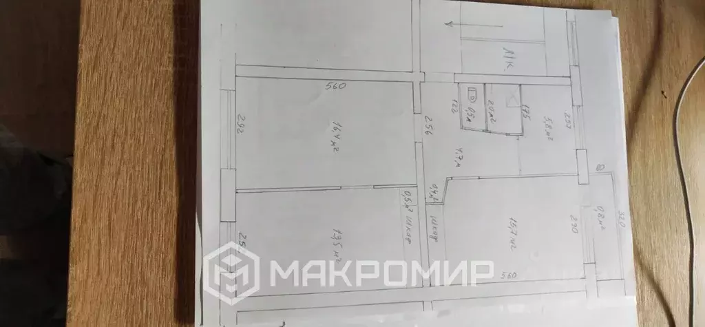 3-к кв. Калининградская область, Неман Школьная ул., 2 (61.0 м) - Фото 1