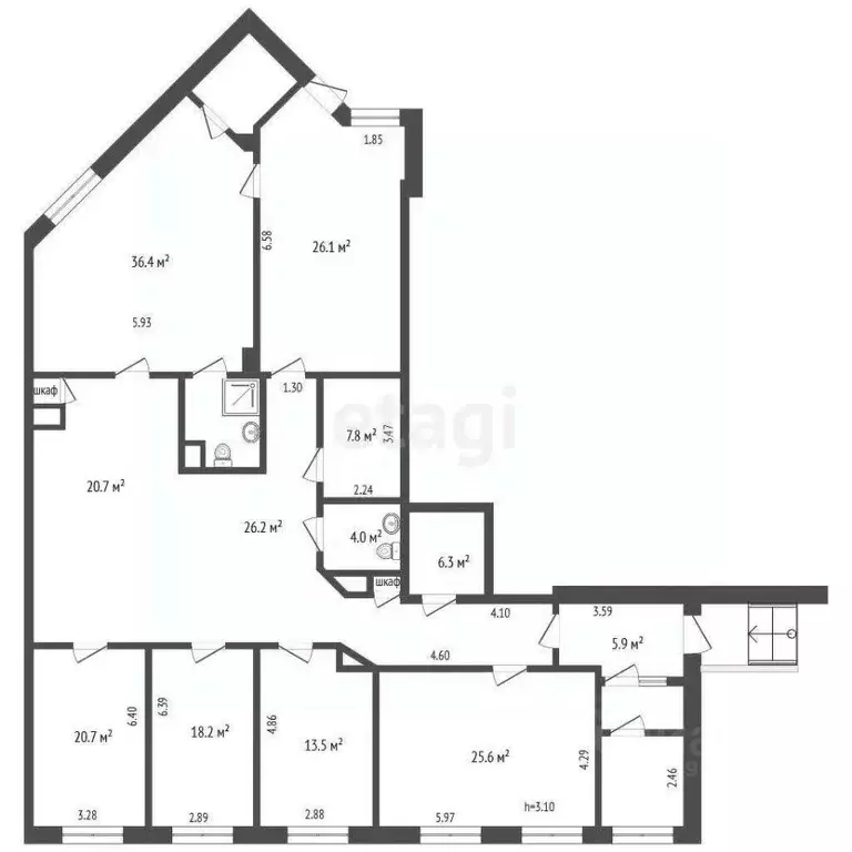 Офис в Москва 1-я Останкинская ул., 26 (224 м) - Фото 2