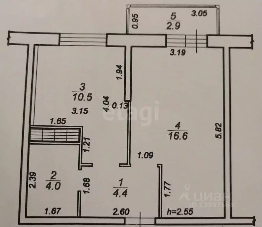 1-к кв. Тверская область, Калининский муниципальный округ, д. Батино ... - Фото 2