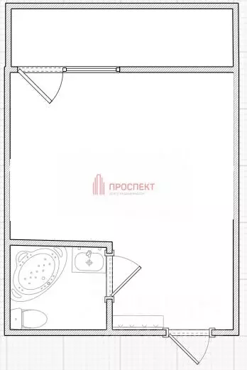 Студия Пензенская область, Пенза Зеленодольская ул., 74 (21.2 м) - Фото 2