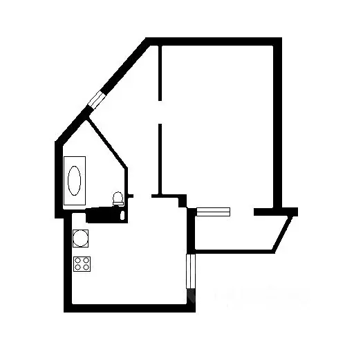 1-к кв. Санкт-Петербург, Санкт-Петербург, Сестрорецк Приморское ш., ... - Фото 2
