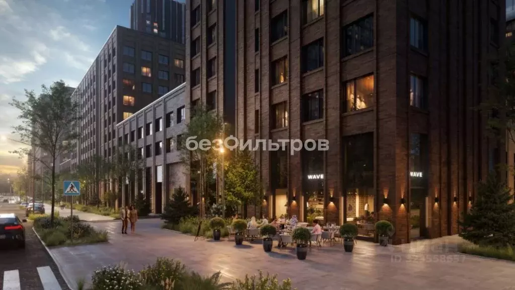 Студия Москва ул. Борисовские Пруды, 1 (25.4 м) - Фото 1