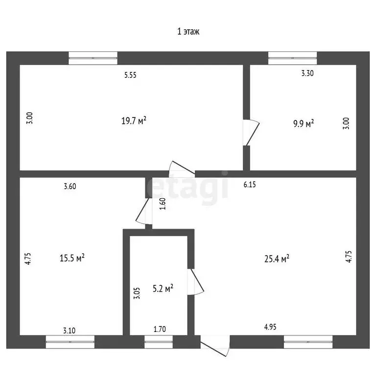 Дом в Ярославский муниципальный округ, деревня Думино (110 м) - Фото 2