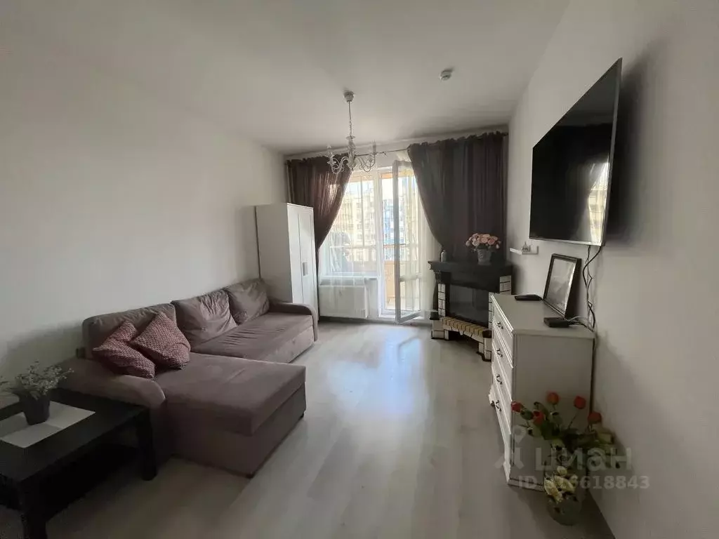 Студия Санкт-Петербург ул. Верхне-Каменская, 5 (24.0 м) - Фото 1