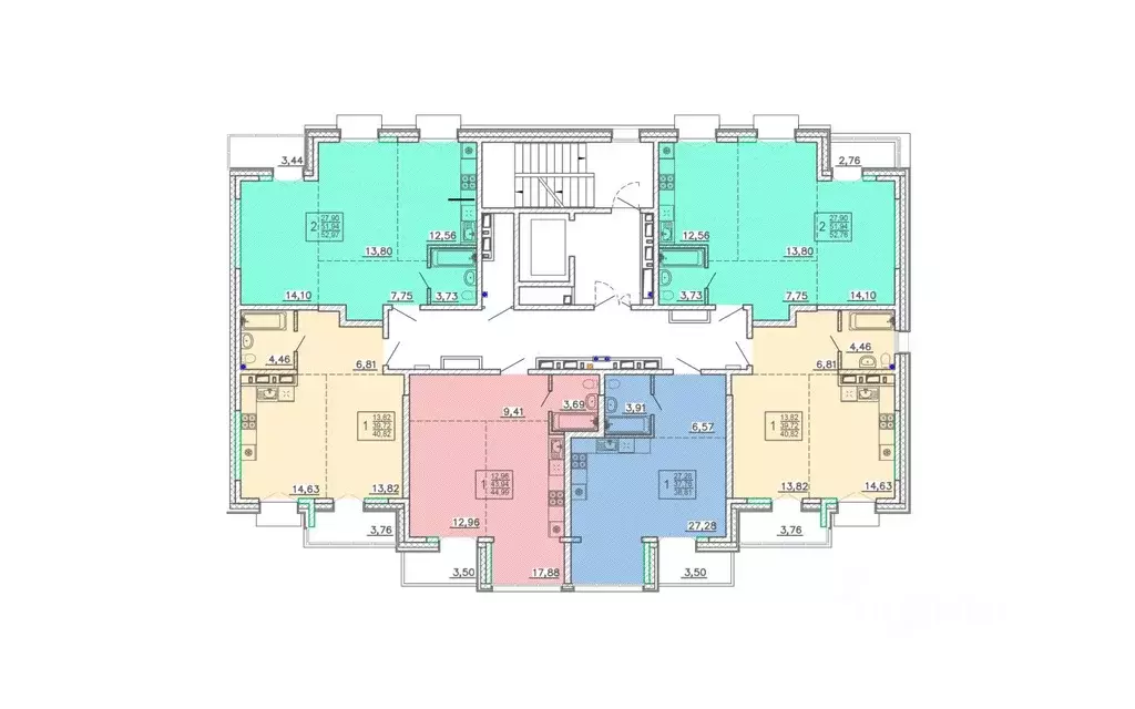 Студия Бурятия, Улан-Удэ Энергетик мкр,  (38.81 м) - Фото 2