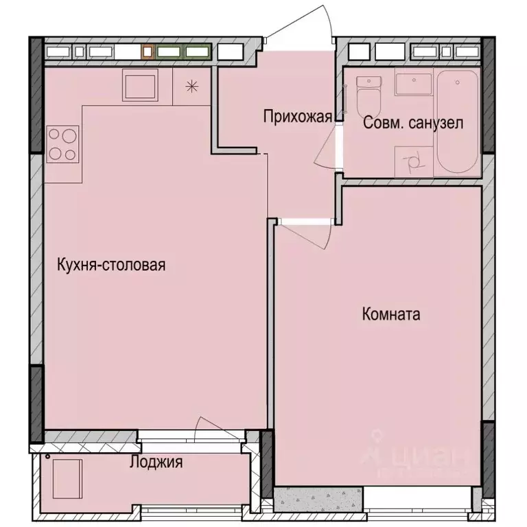 1-к кв. Татарстан, Казань Седьмое Небо жилрайон, Унай жилой комплекс ... - Фото 1