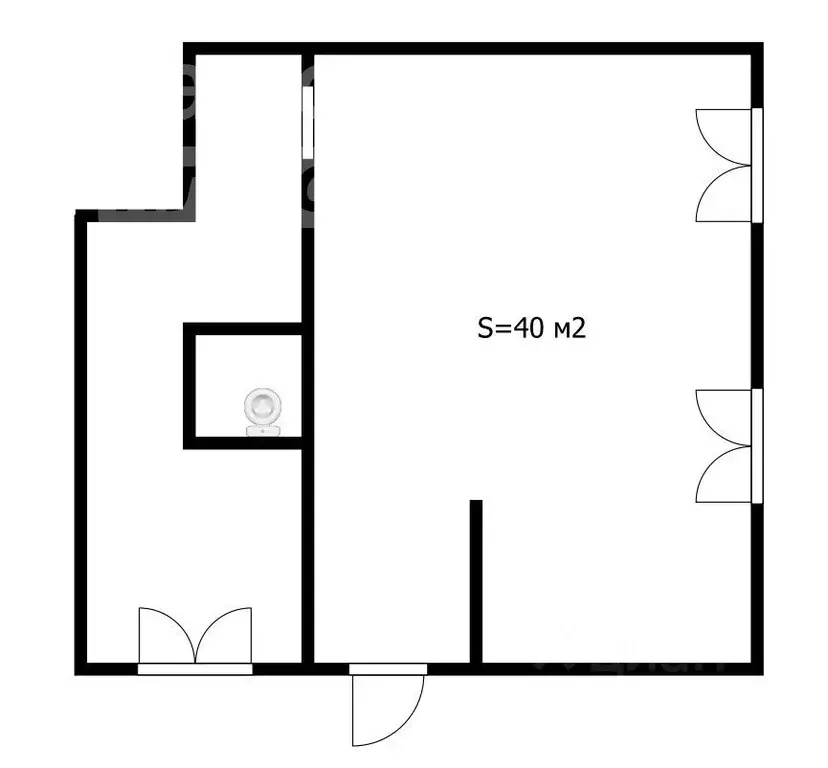 Офис в Томская область, Томск просп. Ленина, 220 (40.0 м) - Фото 1